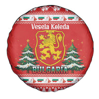 Bulgaria Christmas Spare Tire Cover Merry Xmas Lion Crest - Wonder Print Shop