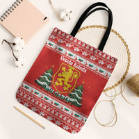 Bulgaria Christmas Tote Bag Merry Xmas Lion Crest - Wonder Print Shop