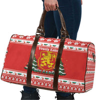 Bulgaria Christmas Travel Bag Merry Xmas Lion Crest - Wonder Print Shop