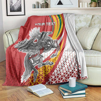 Personalized Lithuania Independence Day Blanket Lithuanian Vytis Swoosh