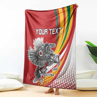 Personalized Lithuania Independence Day Blanket Lithuanian Vytis Swoosh
