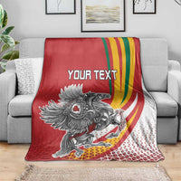 Personalized Lithuania Independence Day Blanket Lithuanian Vytis Swoosh