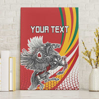 Personalized Lithuania Independence Day Canvas Wall Art Lithuanian Vytis Swoosh - Wonder Print Shop