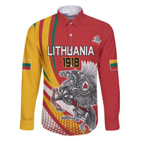 Personalized Lithuania Independence Day Family Matching Puletasi and Hawaiian Shirt Lithuanian Vytis Swoosh - Wonder Print Shop