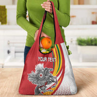 Personalized Lithuania Independence Day Grocery Bag Lithuanian Vytis Swoosh