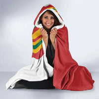 Personalized Lithuania Independence Day Hooded Blanket Lithuanian Vytis Swoosh