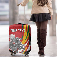 Personalized Lithuania Independence Day Luggage Cover Lithuanian Vytis Swoosh - Wonder Print Shop