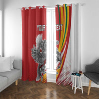 Personalized Lithuania Independence Day Window Curtain Lithuanian Vytis Swoosh - Wonder Print Shop