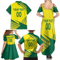 Custom Lithuania Volleyball Family Matching Summer Maxi Dress and Hawaiian Shirt Go Champion Sporty Style - Wonder Print Shop
