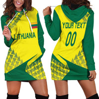 Custom Lithuania Volleyball Hoodie Dress Go Champion Sporty Style - Wonder Print Shop