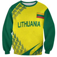 Custom Lithuania Volleyball Sweatshirt Go Champion Sporty Style - Wonder Print Shop