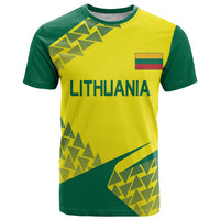 Custom Lithuania Volleyball T Shirt Go Champion Sporty Style - Wonder Print Shop