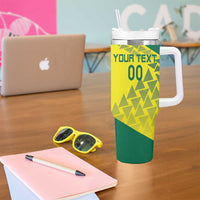 Custom Lithuania Volleyball Tumbler With Handle Go Champion Sporty Style - Wonder Print Shop