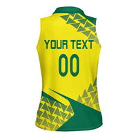 Custom Lithuania Volleyball Women Sleeveless Polo Shirt Go Champion Sporty Style - Wonder Print Shop