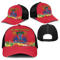 Haiti Independence Day Baseball Net Cap Le Marron Inconnu Unity Makes Strength - Wonder Print Shop