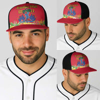 Haiti Independence Day Baseball Net Cap Le Marron Inconnu Unity Makes Strength - Wonder Print Shop