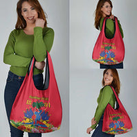 Haiti Independence Day Grocery Bag Le Marron Inconnu Unity Makes Strength