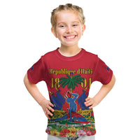 Haiti Independence Day Kid T Shirt Le Marron Inconnu Unity Makes Strength - Wonder Print Shop
