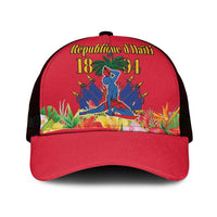Haiti Independence Day Mesh Trucker Cap Le Marron Inconnu Unity Makes Strength - Wonder Print Shop