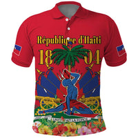 Haiti Independence Day Polo Shirt Le Marron Inconnu Unity Makes Strength - Wonder Print Shop
