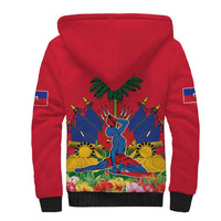 Haiti Independence Day Sherpa Hoodie Le Marron Inconnu Unity Makes Strength - Wonder Print Shop