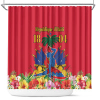 Haiti Independence Day Shower Curtain Le Marron Inconnu Unity Makes Strength