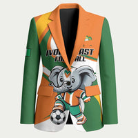 Custom Ivory Coast Football Blazer Les Elephants Mascot - Wonder Print Shop