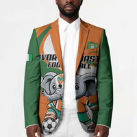 Custom Ivory Coast Football Blazer Les Elephants Mascot - Wonder Print Shop
