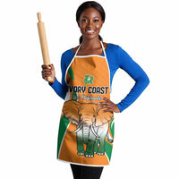 Ivory Coast Football Apron Les Elephants Spirit - Wonder Print Shop