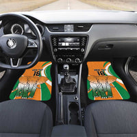 Custom Ivory Coast Football Car Mats Les Elephants Spirit - Wonder Print Shop