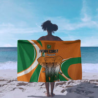Ivory Coast Football Sarong Les Elephants Spirit - Wonder Print Shop