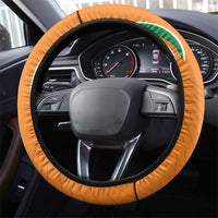 Ivory Coast Football Steering Wheel Cover Les Elephants Spirit - Wonder Print Shop