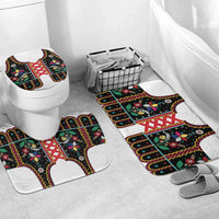 Vintage Polish Gorsecik Bathroom Set Slavic Floral Folk Art
