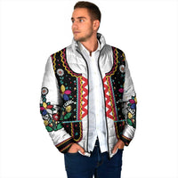 Vintage Polish Gorsecik Padded Jacket Slavic Floral Folk Art
