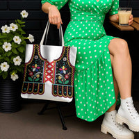 Vintage Polish Gorsecik Tote Bag Slavic Floral Folk Art
