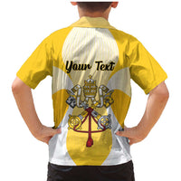 Personalized Holy See - Vatican City Family Matching Mermaid Dress and Hawaiian Shirt Sporty Style