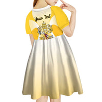 Personalized Holy See - Vatican City Kid Short Sleeve Dress Sporty Style