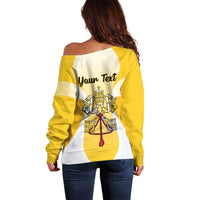 Personalized Holy See - Vatican City Off Shoulder Sweater Sporty Style