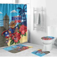 Puerto Rico Coquí Frog Bathroom Set Benito Bowl Halftime Show