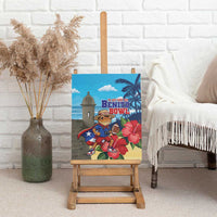 Puerto Rico Coquí Frog Canvas Wall Art Benito Bowl Halftime Show
