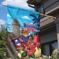 Puerto Rico Coquí Frog Garden Flag Benito Bowl Halftime Show