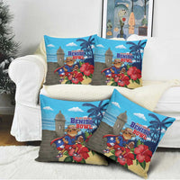 Puerto Rico Coquí Frog Pillow Cover Benito Bowl Halftime Show