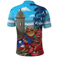 Puerto Rico Coquí Frog Polo Shirt Benito Bowl Halftime Show