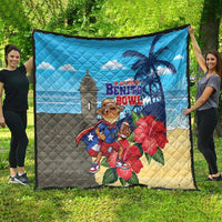 Puerto Rico Coquí Frog Quilt Benito Bowl Halftime Show