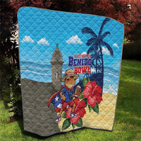 Puerto Rico Coquí Frog Quilt Benito Bowl Halftime Show
