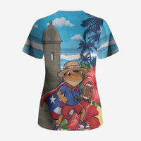 Puerto Rico Coquí Frog Scrub Top Benito Bowl Halftime Show