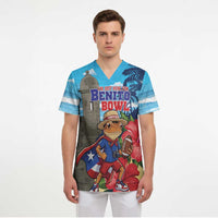 Puerto Rico Coquí Frog Scrub Top Benito Bowl Halftime Show