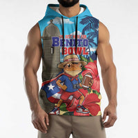 Puerto Rico Coquí Frog Sleeveless Hoodie Benito Bowl Halftime Show