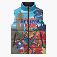 Puerto Rico Coquí Frog Sleeveless Puffer Jacket Benito Bowl Halftime Show