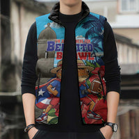Puerto Rico Coquí Frog Sleeveless Puffer Jacket Benito Bowl Halftime Show